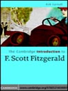 The Cambridge Introduction to F. Scott Fitzgerald